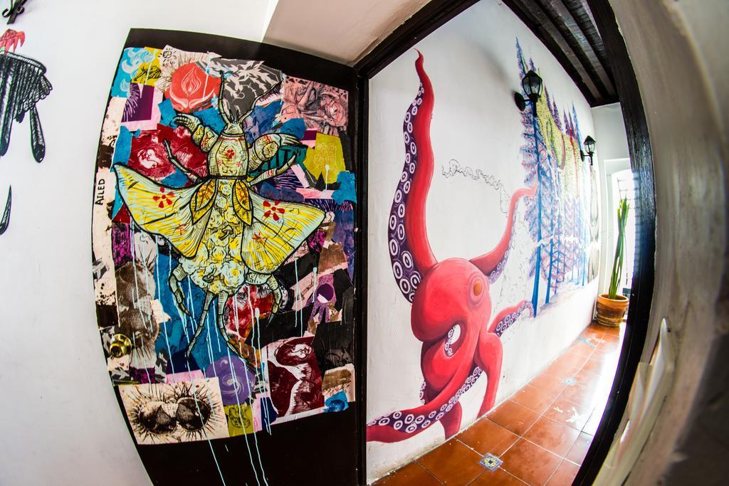 Gente De Mas Hostel Puebla Bagian luar foto