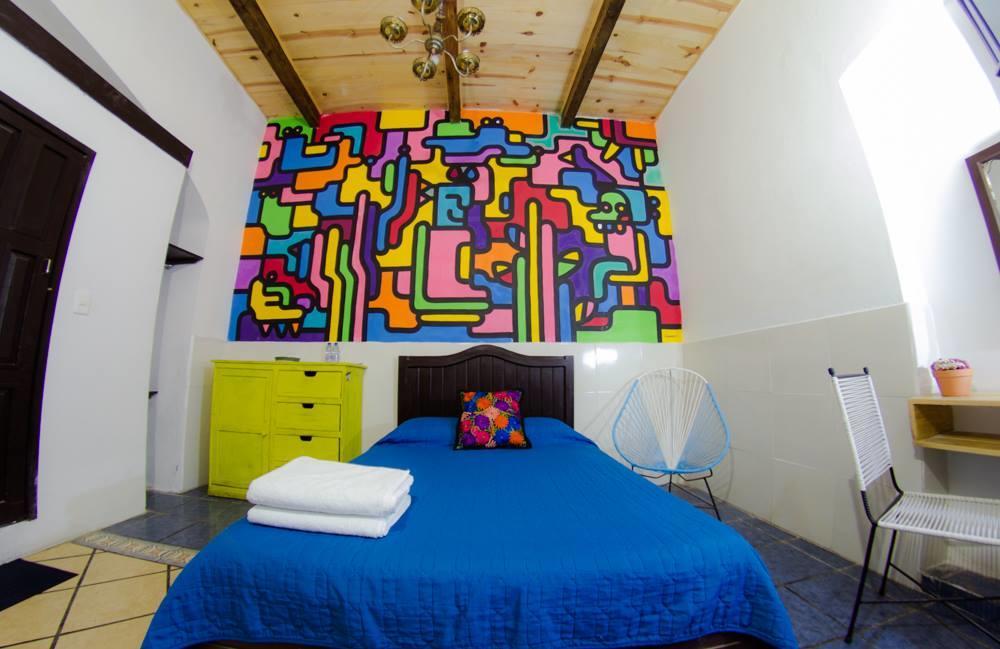 Gente De Mas Hostel Puebla Bagian luar foto