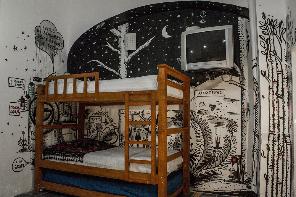 Gente De Mas Hostel Puebla Bagian luar foto